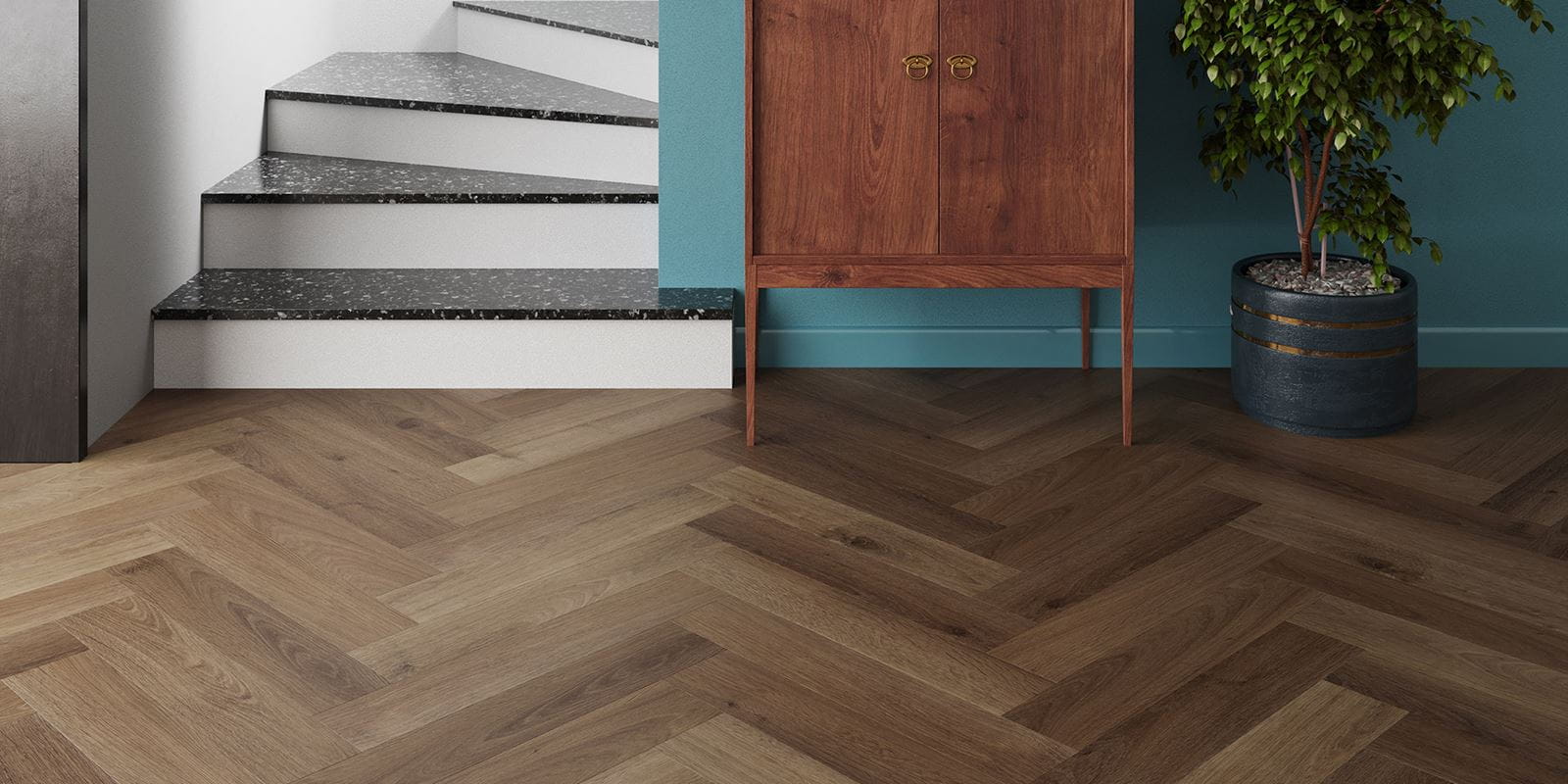Highland Oak Parquet - Chocolate