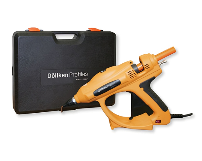 ვინილის პლინტუსის მექანიკური საინსტალაციო წებოს წასასმელი ხელსაწყო HKP 220