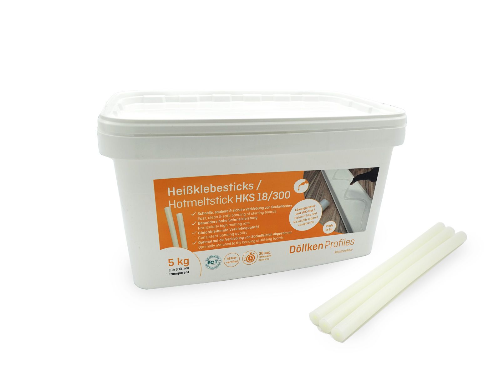 პლინტუსის წებო Hot-melt adhesive HKS18/300