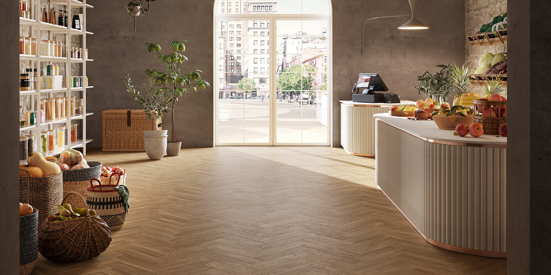 New England Oak Parquet - Toffee