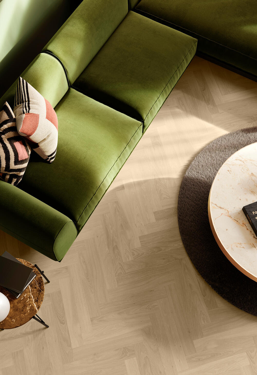 Parqwood Herringbone Oak Calm Silk